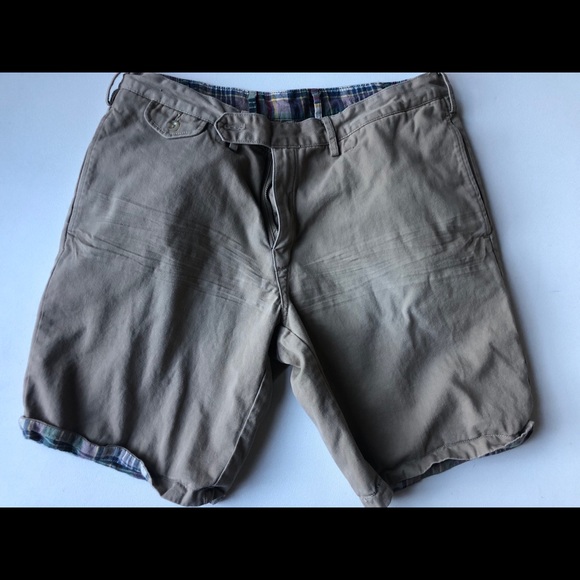 Ralph Lauren Khaki/Plaid Shorts - Size 34 - Picture 4 of 5